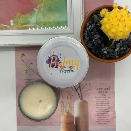 Lilac + Eucalyptus Scented Soy Wax Candle |..