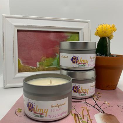 Lilac + Eucalyptus scented Soy Wax ..