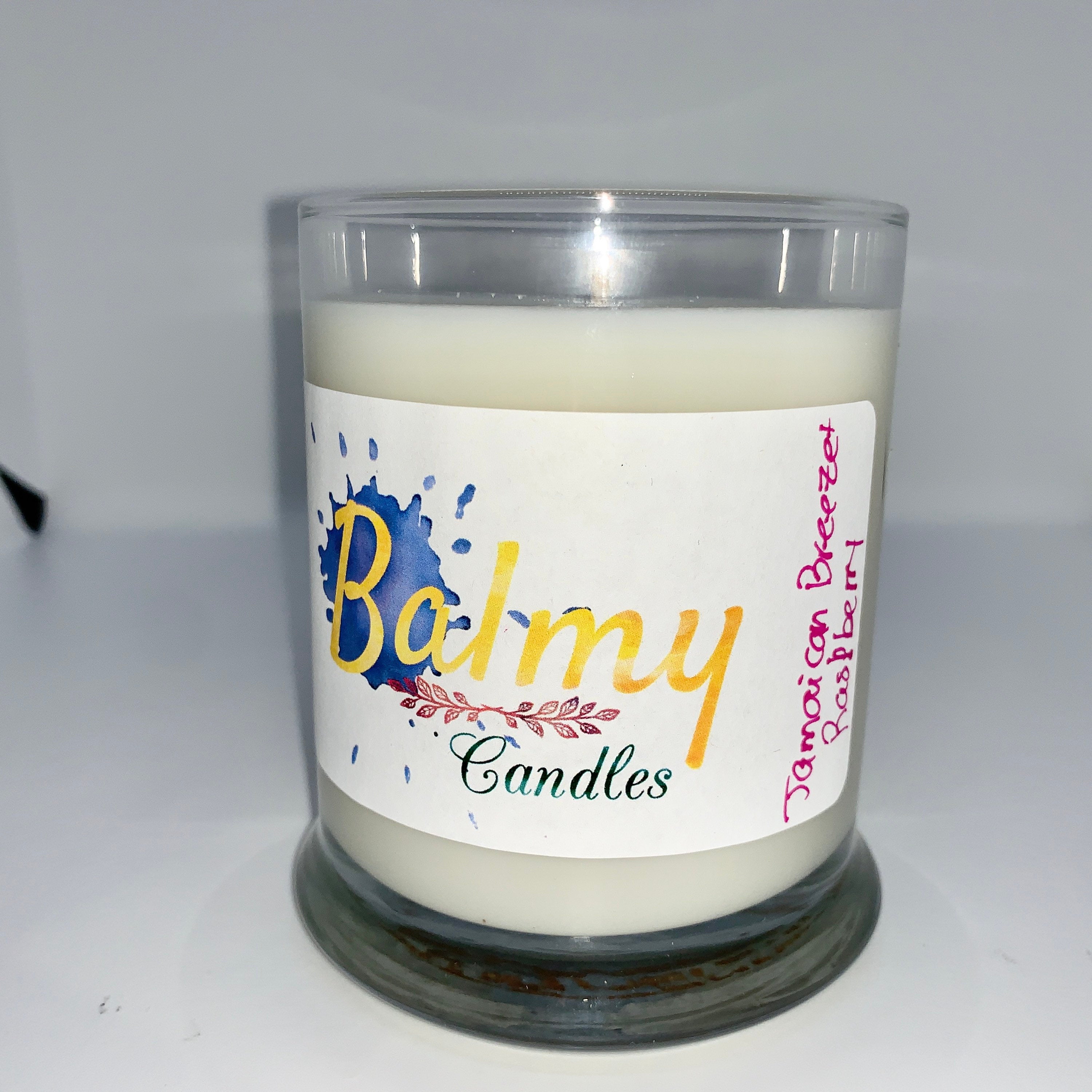 Jamaican Breeze + Raspberry Soy Wax Candle Handcrafted Candle on Luulla